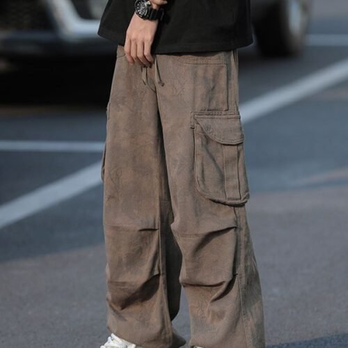 05af1509-d1d8-40a2-8380-be5aac74a3cc.jpg Camouflage Workwear Pants Men's Wide Leg