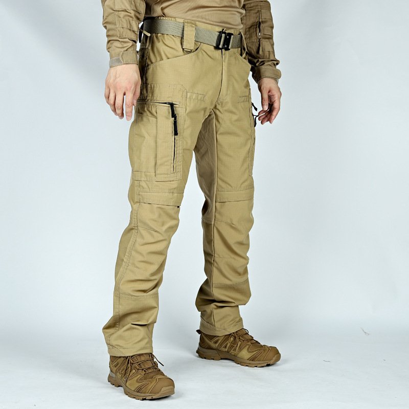 07fcfa57-4dac-4322-85b8-6f3efa6fbea4.jpg P40 Tactical Knee Pads Men Trousers Outdoor Training Military Fans Wear-resistant Breathable Multi-pocket