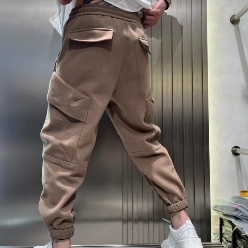 Bunched Feet And Fleece Overalls For Men
