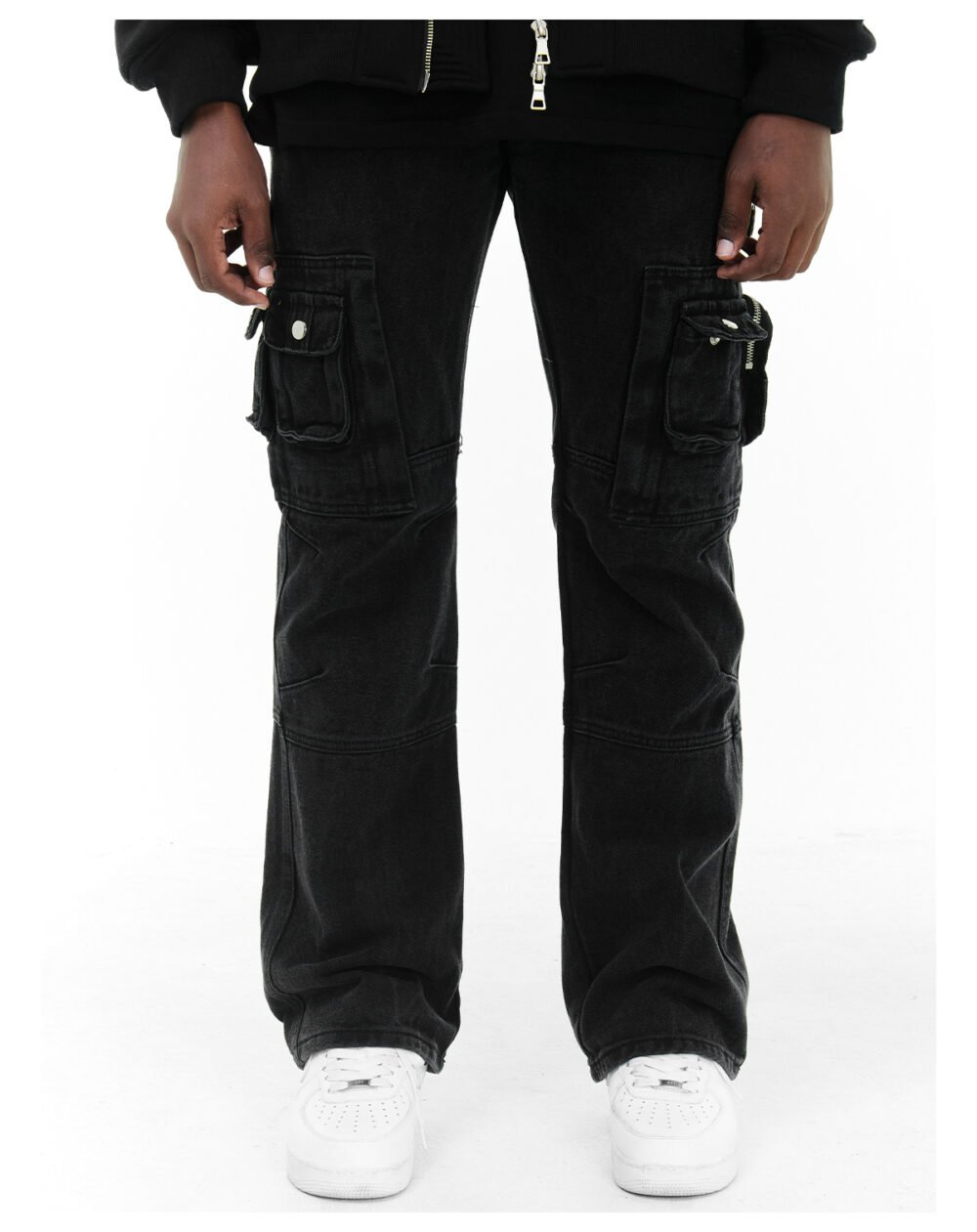 Wide Leg Straight Leg Pants Autumn New Multi Pocket Casual Functional Workwear