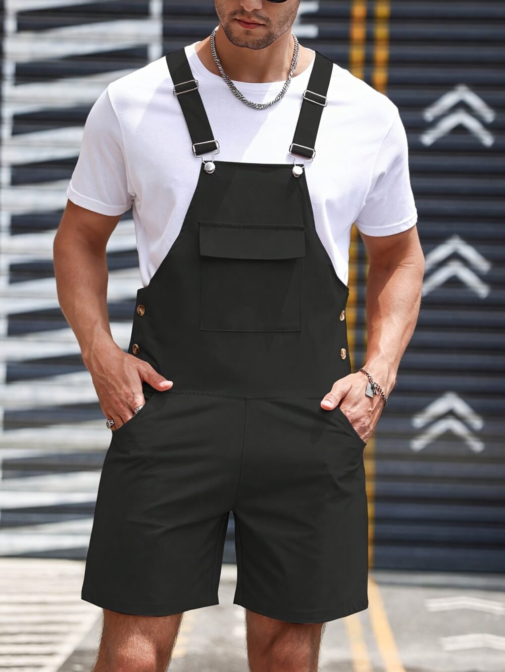 0ed6d1a4-322e-48e8-b5c7-01ad5839c370.jpg Men's Solid Color Fashion Casual Suspender Trousers