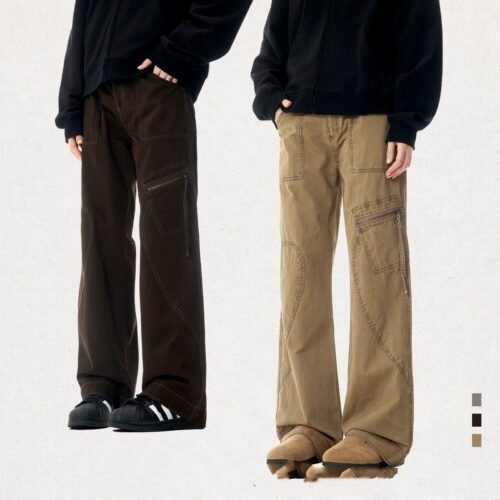 1743453907042045952.jpg High Street Loose Straight Casual Wide-leg Pants