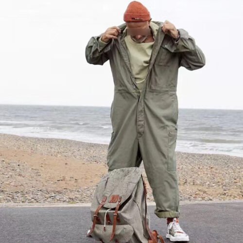 Multi-pocket Workwear Jumpsuit Men's Work Suit