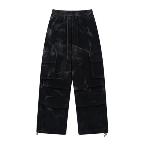 2403021636490323800.jpg Corduroy Multi-pocket Casual Wide-leg Pants