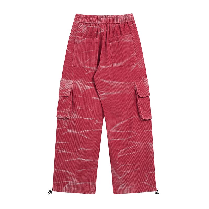 2403021636490324300.jpg Corduroy Multi-pocket Casual Wide-leg Pants