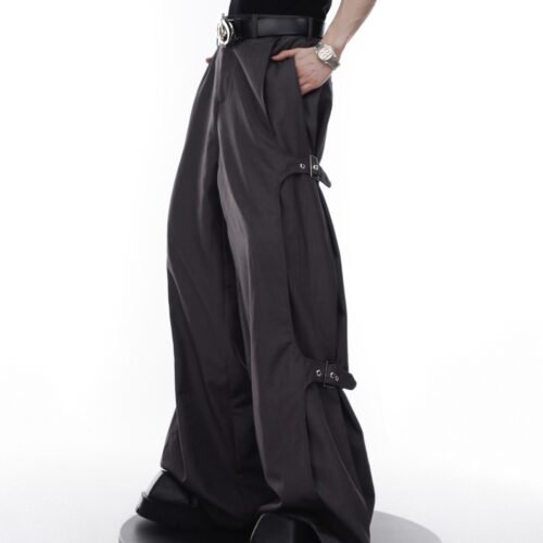 Unisex Strap Micro Speaker Casual Pants For Men