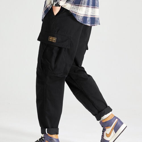 266ee68b-28b2-4310-b8d7-677b51c3c936.jpg Men's Large Pocket Loose Casual Long Overalls