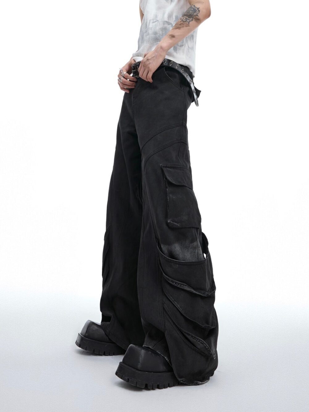 Loose Wide-leg Overalls Men