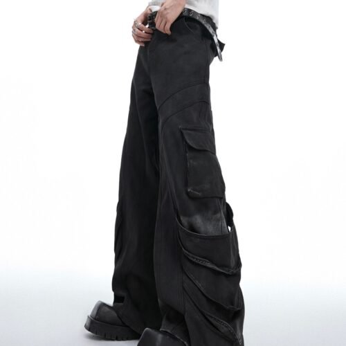 Loose Wide-leg Overalls Men
