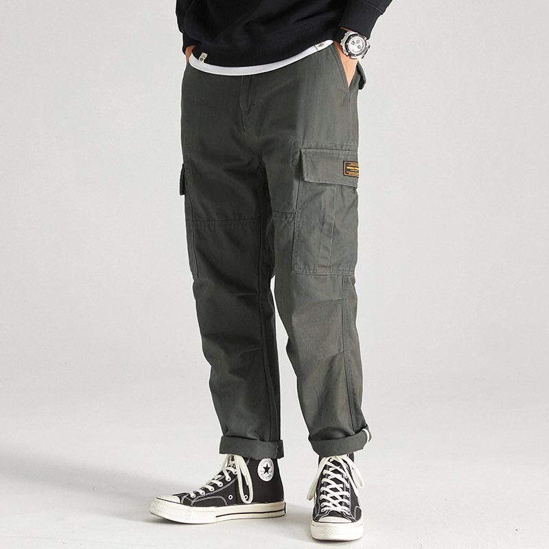40dad213-1f7b-4f44-8865-17fb36f7d943.jpg Men's Large Pocket Loose Casual Long Overalls