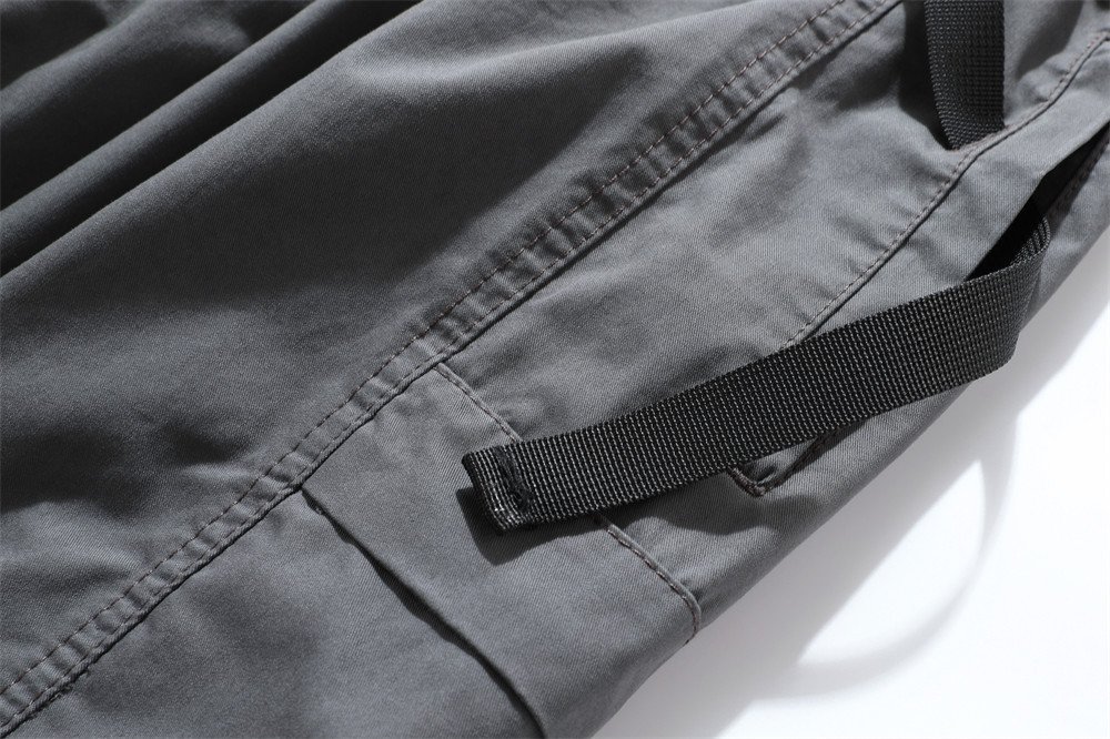 Men's Loose Multi-pocket Overalls With Belt