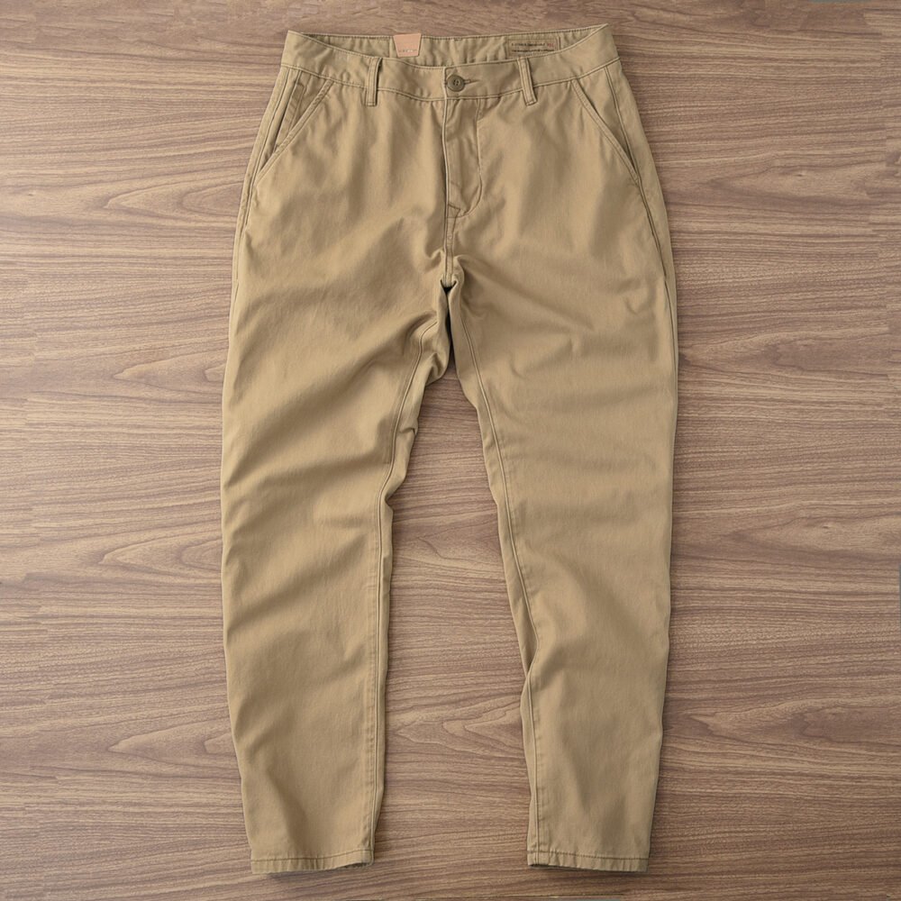 482f9cb3-8da8-4297-b6dc-cc9a3224ca91.jpg Twill Cotton Men's Casual Pants Basic Loose Straight Casual Long Pants