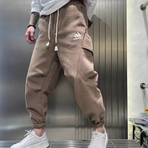 Bunched Feet And Fleece Overalls For Men