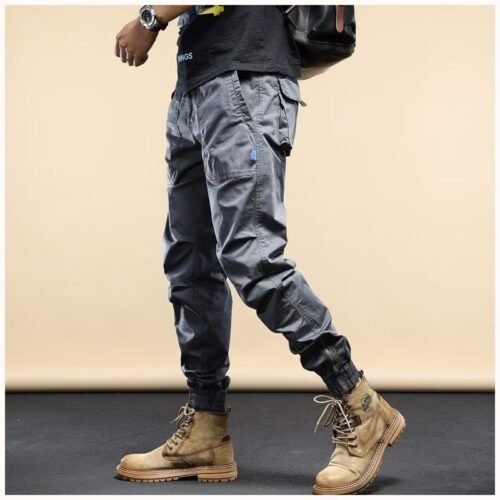 5bca8437-df12-4e62-be2b-163cd399dc4d.jpg Fashion Loose Casual Loose Ankle-tied Jogger Pants