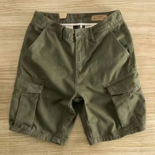6303795a-3bc9-49d2-9b5c-153e45e7999d.jpg Workwear Casual Men's Loose Summer All-matching Straight Fifth Pants
