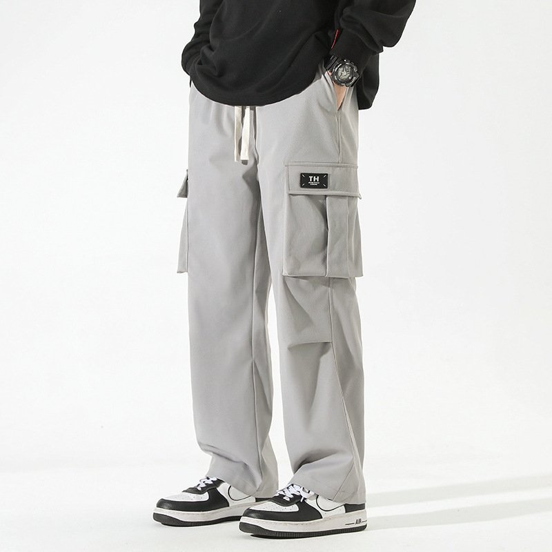 69a9f989-6e17-43a6-9971-d65cd6429fa9.jpg Straight Multi-pocket Casual Pants For Boys