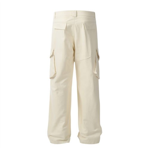 6b6b4673-35e6-4927-9b51-d407c71ba91a.jpg Loose Cargo Trousers Men Fashion Brands Knee Pleated