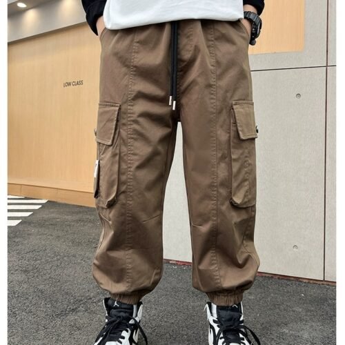 6e82b9da-0bdf-4ef7-8d60-dfdbbf6c7e5d.jpg Men's Loose Straight-leg Ankle-banded Pants