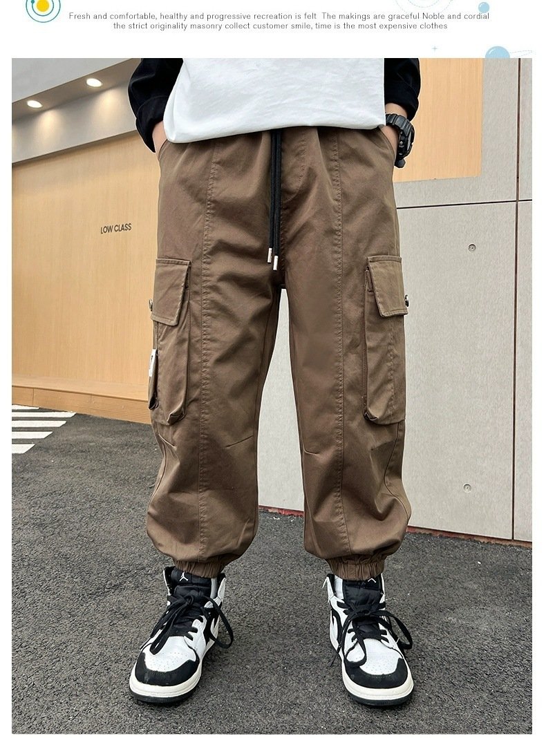6e82b9da-0bdf-4ef7-8d60-dfdbbf6c7e5d.jpg Men's Loose Straight-leg Ankle-banded Pants