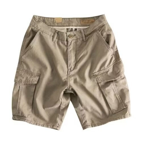 700a28db-2534-40c1-8072-f59f1fb33a8a.jpg Workwear Casual Men's Loose Summer All-matching Straight Fifth Pants