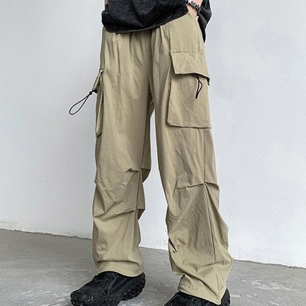 7029bda2-d05c-468f-b334-50fc65afed31.jpg Pu Shuai Draping All-matching Slim Fit Trousers For Men