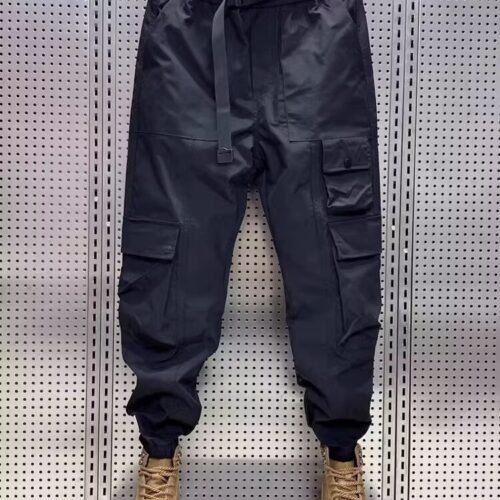 Wear-resistant Men's Multi-pocket Versatile Polyester Overalls