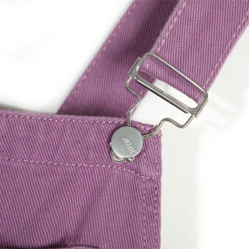 Simple Solid Color Wide Leg Straight Cargo Overalls