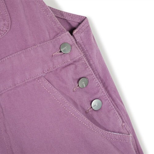Simple Solid Color Wide Leg Straight Cargo Overalls