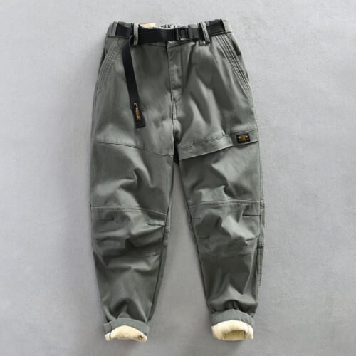 7b5d57de-6101-40bb-a017-98bff3a6c1ae.jpg Men's Workwear Velvet Padded Casual Pants