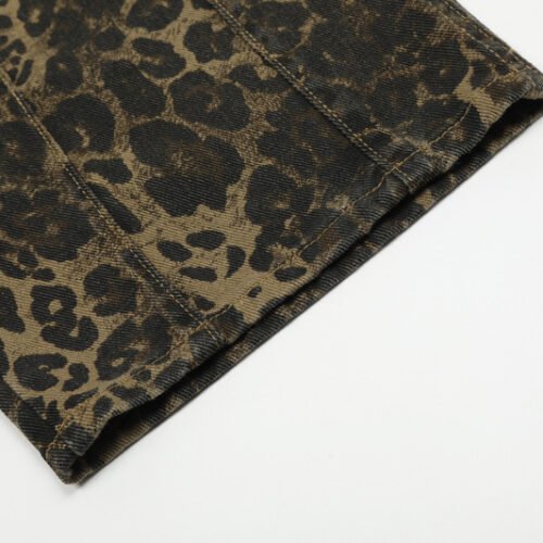 7d0d2c42-f927-4d74-a5bb-e33e45a9c170.jpg American Vintage Leopard Print Denim Brace Overalls Men And Women