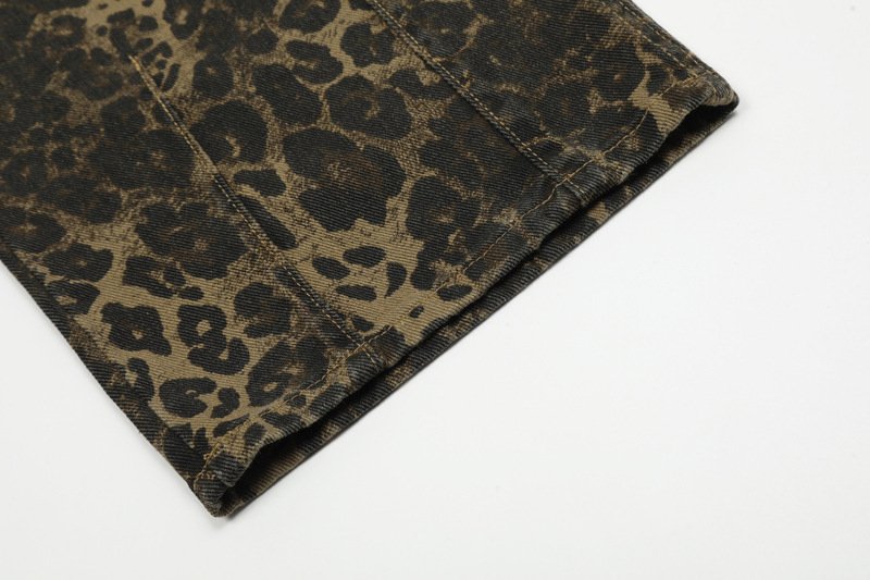 7d0d2c42-f927-4d74-a5bb-e33e45a9c170.jpg American Vintage Leopard Print Denim Brace Overalls Men And Women