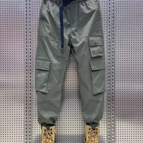 Wear-resistant Men's Multi-pocket Versatile Polyester Overalls