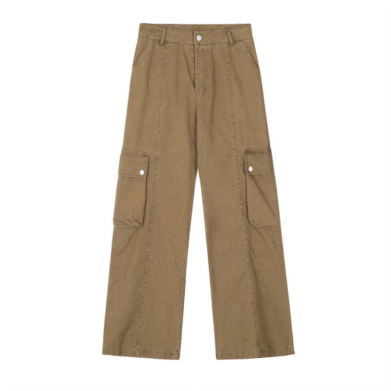 84ec762a-f9a7-4cde-894e-b827e532c335.jpg Punk Washed And Worn Loose Straight Cargo Men Trousers