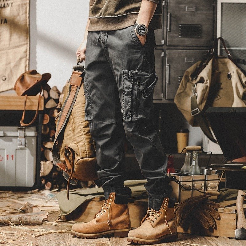 8d5c1ef5-3680-4171-987d-295cf638f055.jpg American Workwear Pants Men's Straight Functional Outdoor Tactics Casual Pants