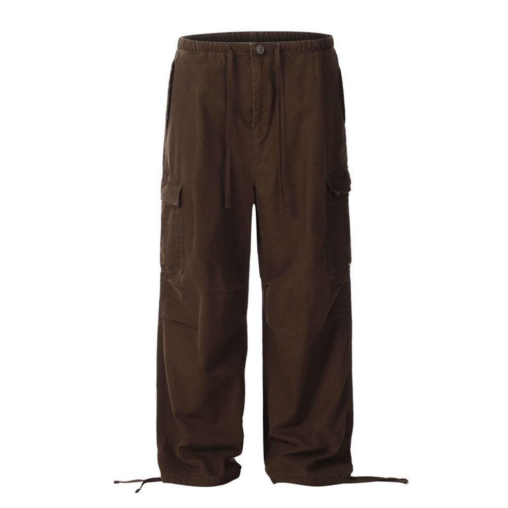 Overalls Men Fashion Brands Pleated Drawstring
