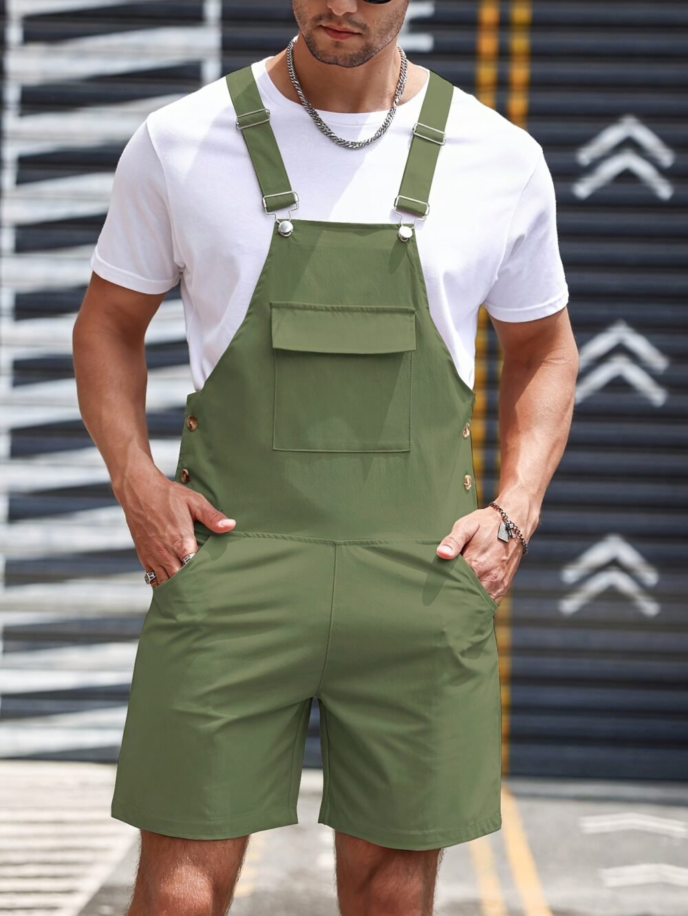 a870c26a-8331-4350-918c-7d751ba822da.jpg Men's Solid Color Fashion Casual Suspender Trousers