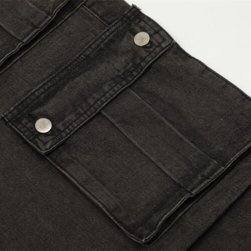 Do The Old Cowboy Overalls Loose Wide Leg Multi-pocket