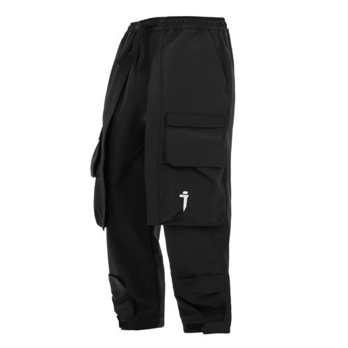 be287613-9782-4962-884e-e651827504b7.jpg Men's Loose Casual Black Multi-pocket Trousers