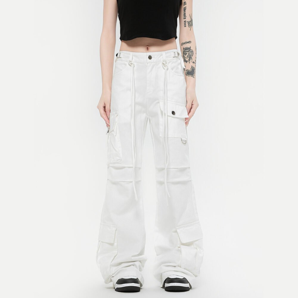 c0e20d04-8fd1-4353-9c69-cdaa26f866da.jpg Retro Lace-up Decoration Autumn And Winter Cargo Pants
