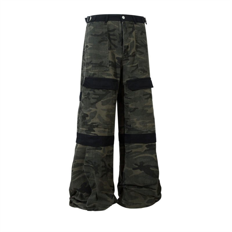 c1ffc6e1-f1a7-45c0-8a75-7a12c7a913f0.jpg Heavy Industry Camouflage Workwear Men Trousers Stitching