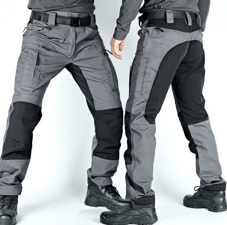 c820e664-1210-42f6-9159-3884f57d2da1.jpg P40 Tactical Knee Pads Men Trousers Outdoor Training Military Fans Wear-resistant Breathable Multi-pocket