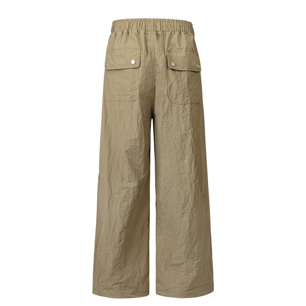 c8a78d5f-a653-44d4-af39-442a962fe5d6.jpg American-style Drawstring Wrinkle Overalls Men's High Street Fashion Brand Casual Paratrooper Pants Pleated Loose Straight Trousers