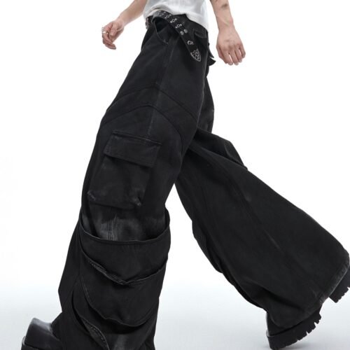 Loose Wide-leg Overalls Men