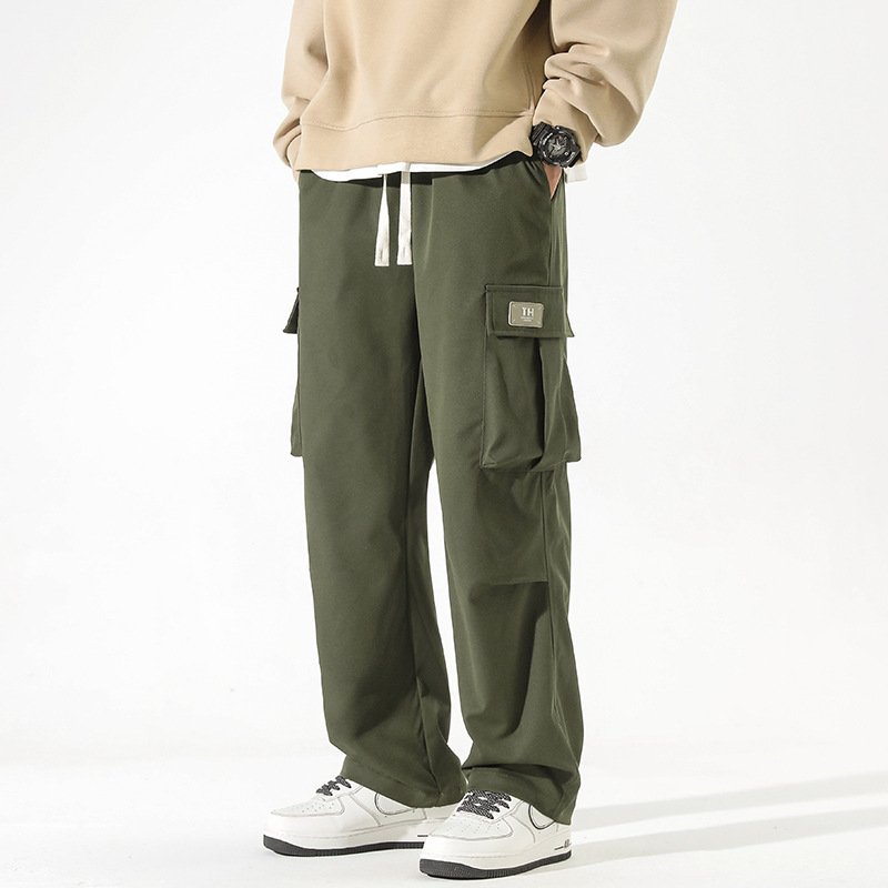 e1b202fe-ac2c-4186-83b7-97086358b434.jpg Straight Multi-pocket Casual Pants For Boys