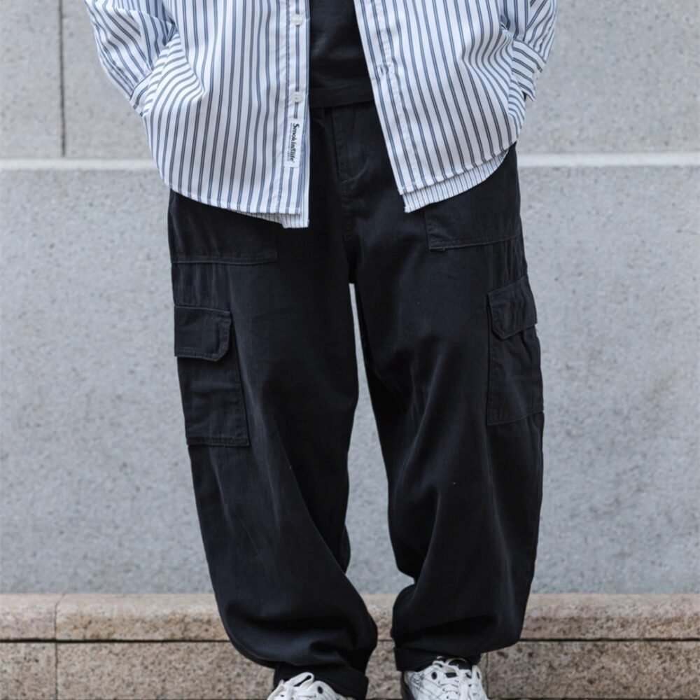 e9693107-15a1-4871-bebc-7e85abb2d1c8.jpg Multi-pocket Cargo Pants Men's Loose Street