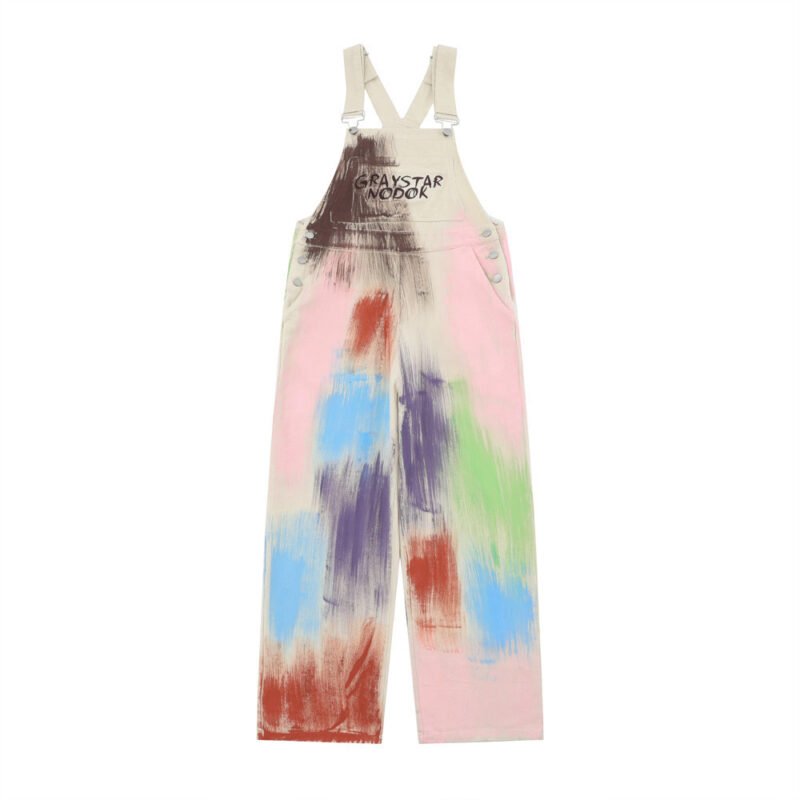 ee013655-b71c-4a3b-ac48-6a42e9ca5e7d.jpg Painting Graffiti Denim Suspender Pants Men