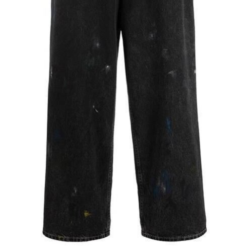 f1fa91fb-b474-4853-be33-98df7e075283.jpg Splash Ink Paint Spots Loose Cargo Pants Men And Women