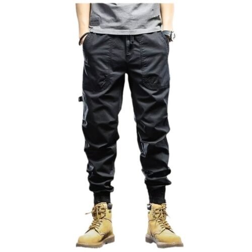 f6156c6e-46a2-4f4b-91c7-c977cfab1af1.jpg Fashion Loose Casual Loose Ankle-tied Jogger Pants