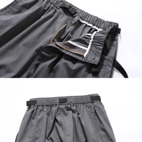 Men's Loose Multi-pocket Overalls With Belt