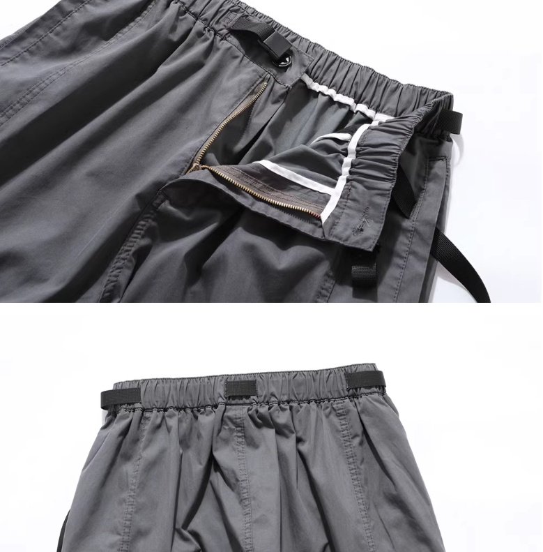 Men's Loose Multi-pocket Overalls With Belt